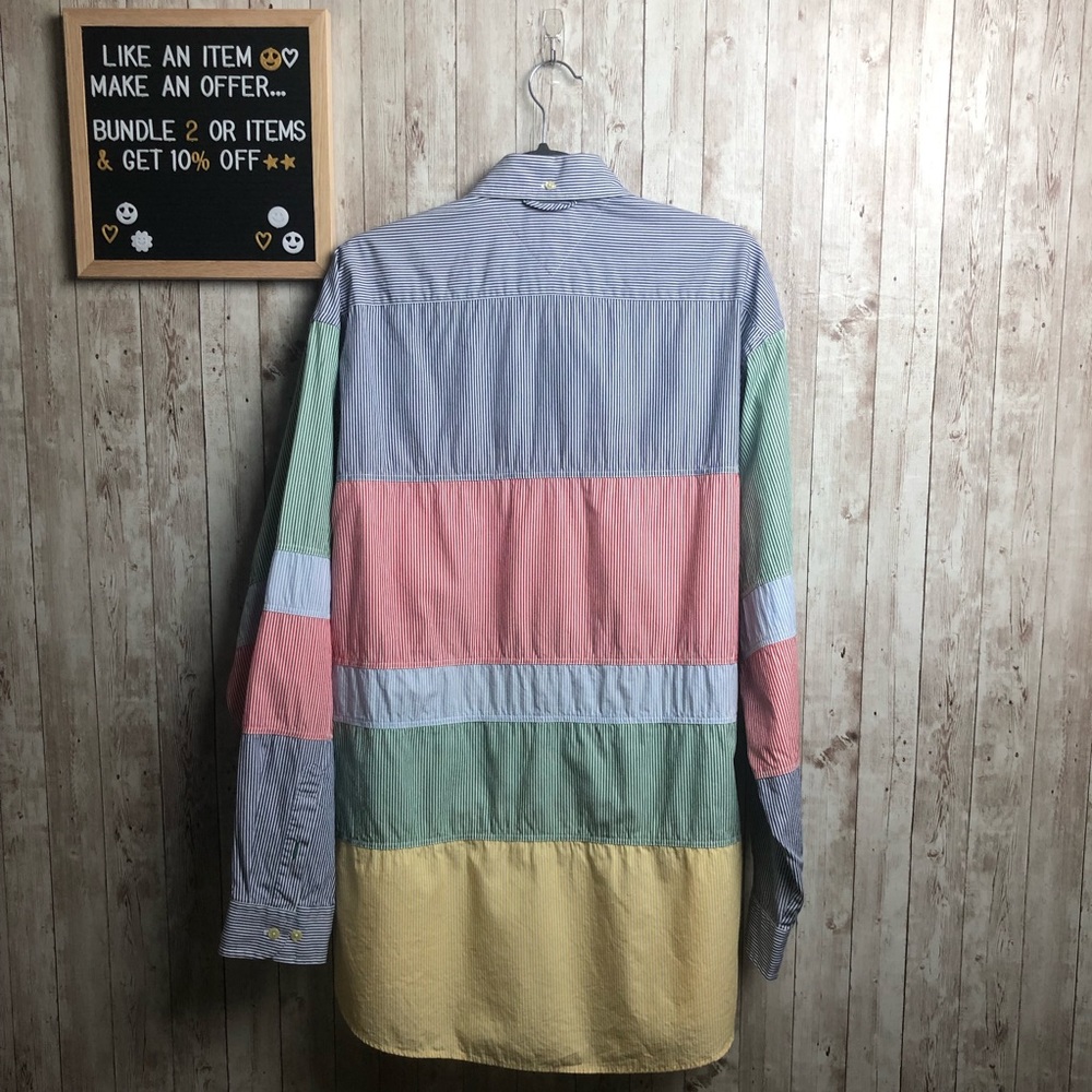 Tommy Hilfiger Vintage 90's Color Block Buttondown - Picture 6 of 6